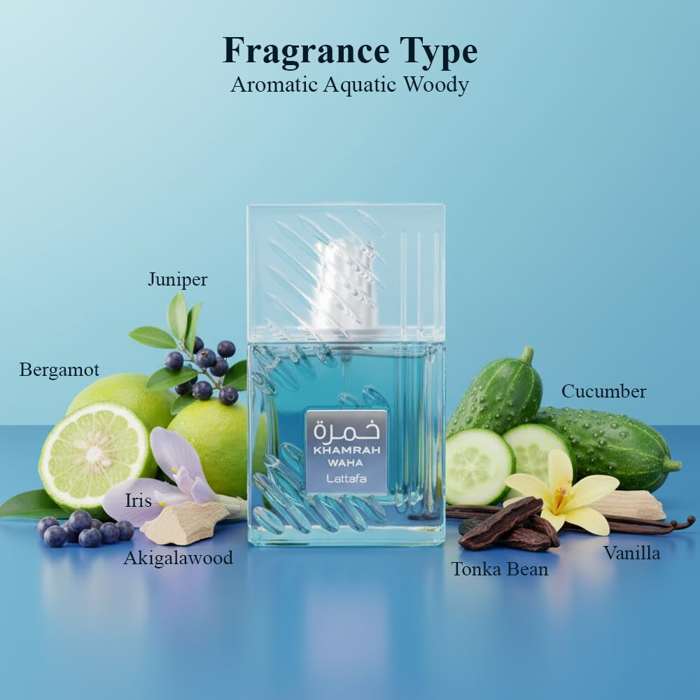Lattafa Khamrah Waha Unisex EDP 100Ml/3.4Oz
