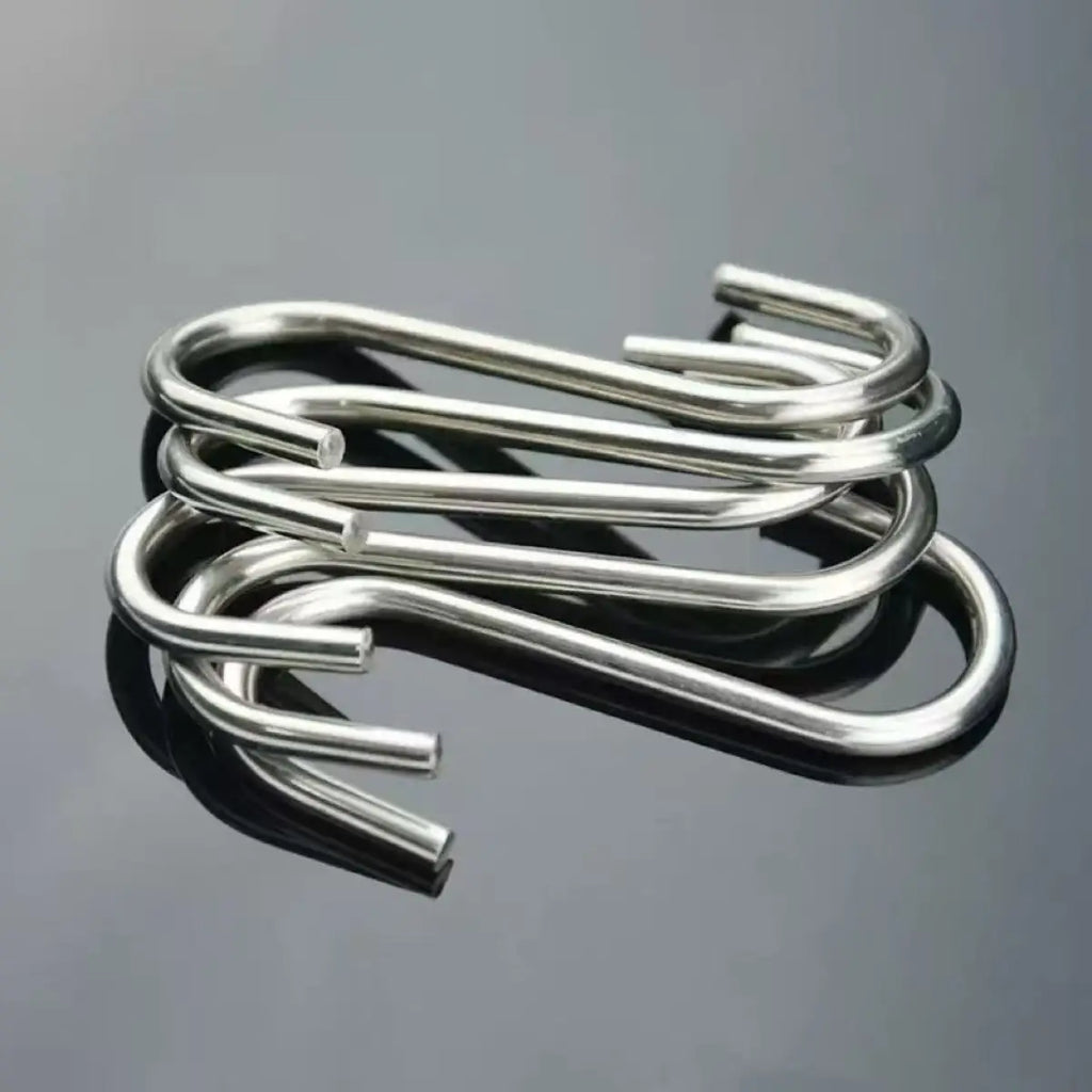 Stainless Steel S-Hooks (10-Pack)
