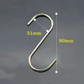 Stainless Steel S-Hooks (10-Pack)