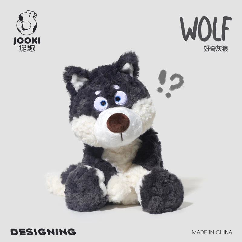 Gray Wolf Plush Toy (40cm)
