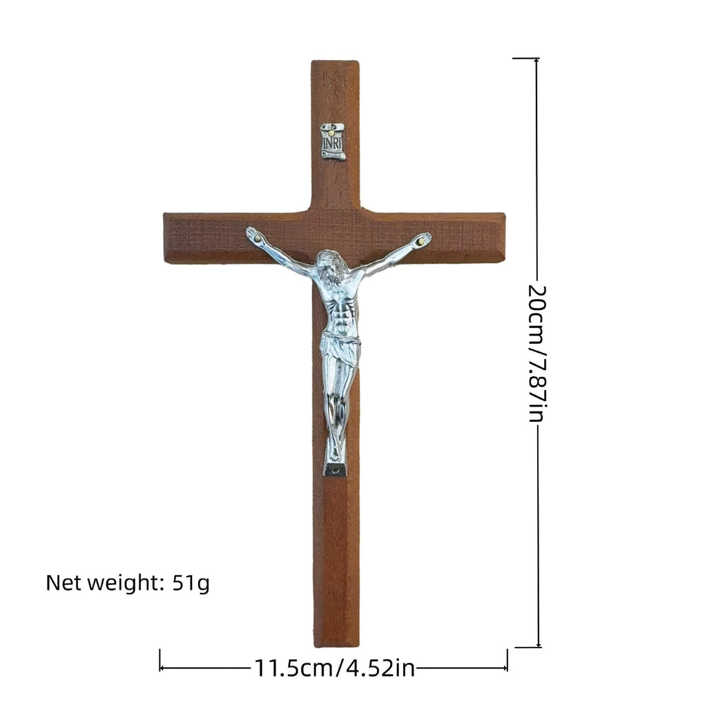 Carved Wooden Wall Cross
