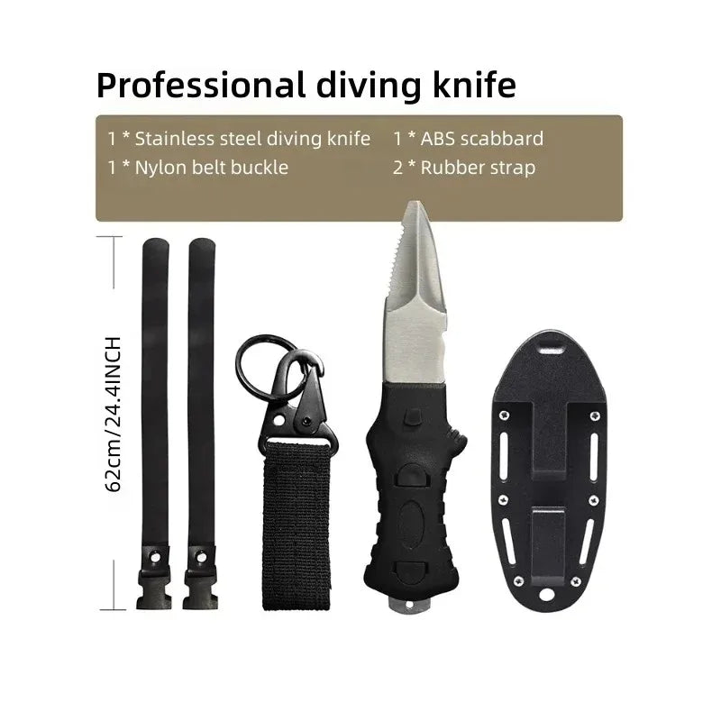 Stainless Steel Diving & Rescue Knife