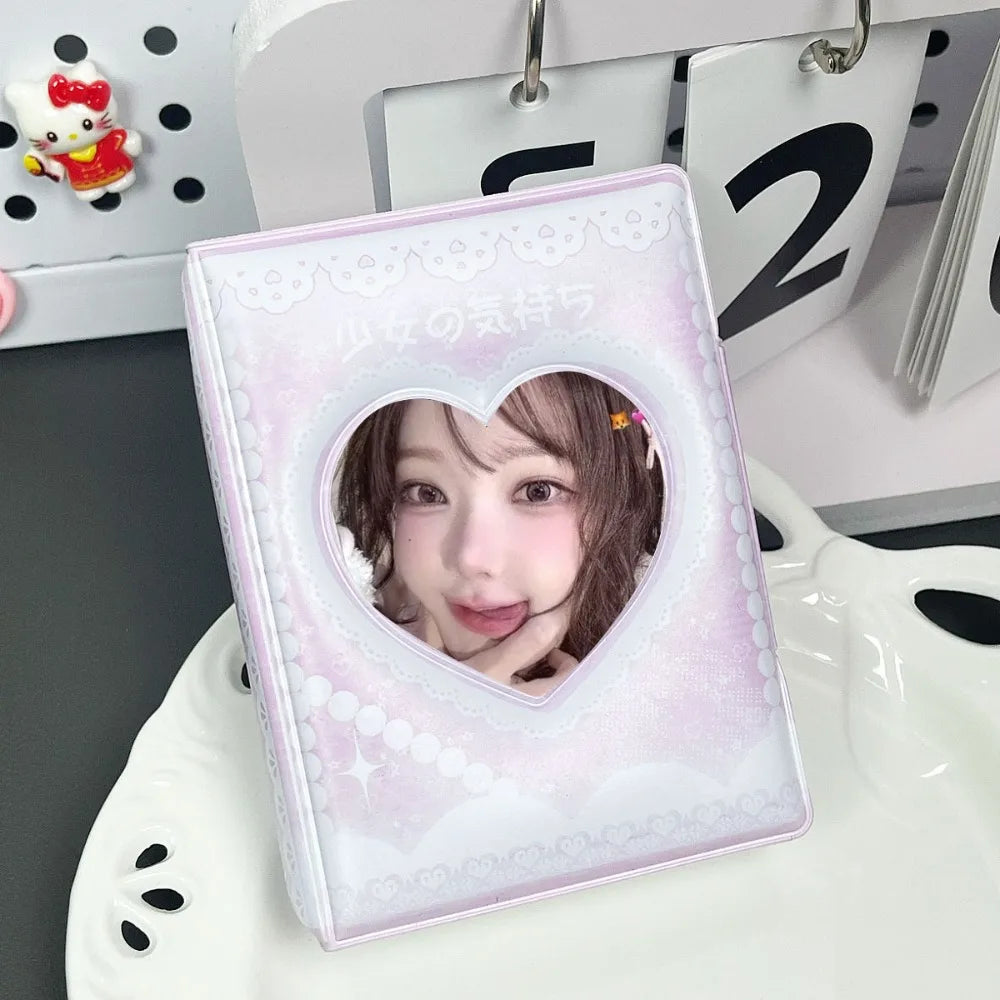 Photocard Binder Album (PVC, 3") — Pink Bow