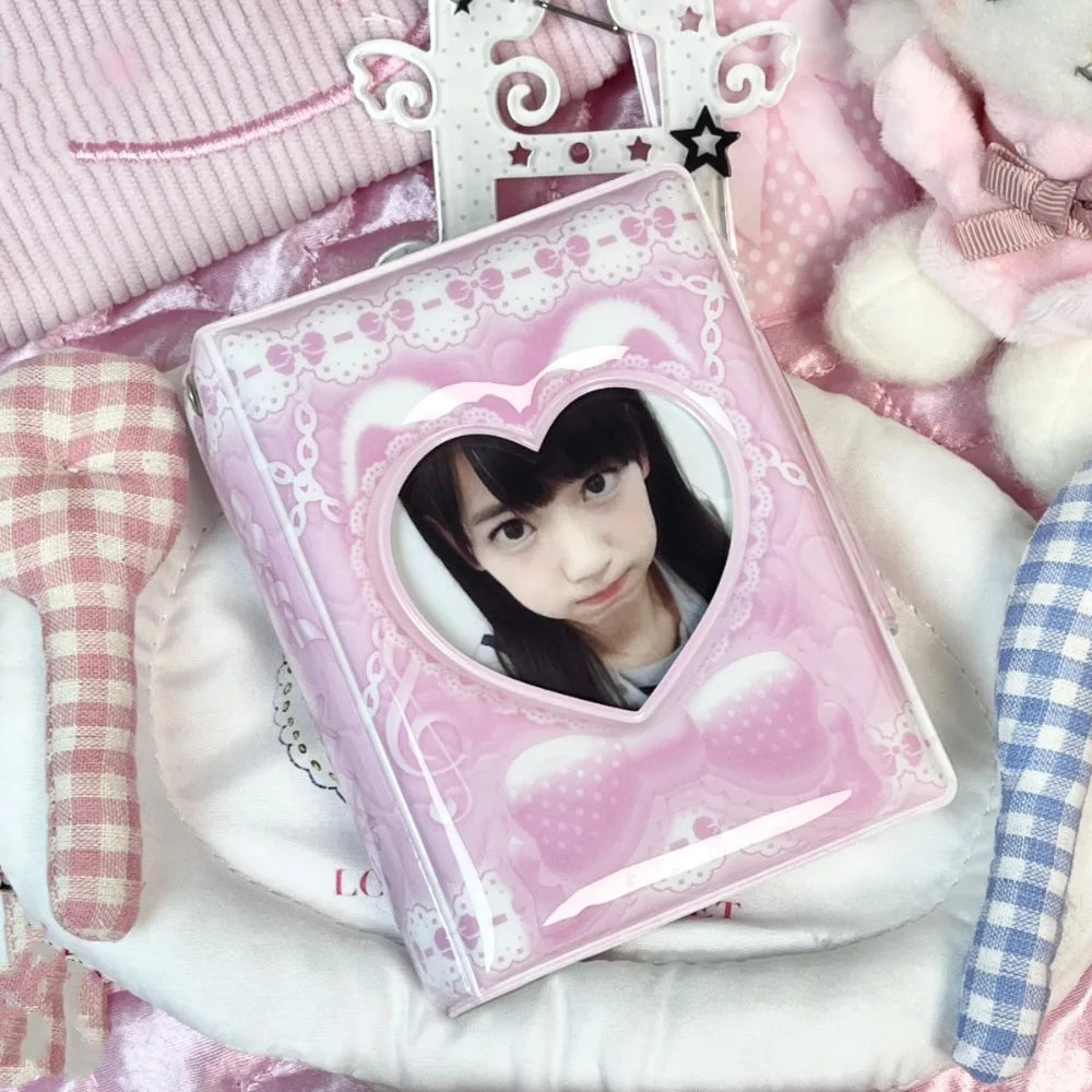 Photocard Binder Album (PVC, 3") — Pink Bow