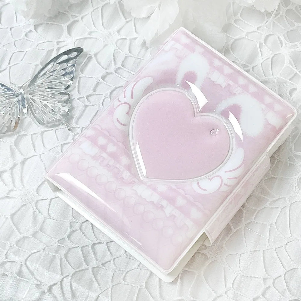 Photocard Binder Album (PVC, 3") — Pink Bow