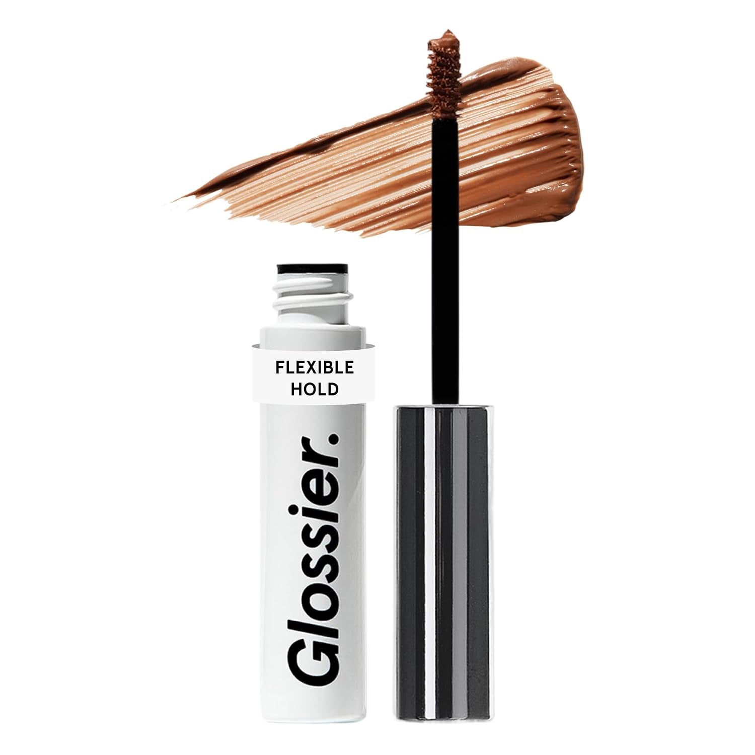 Glossier Boy Brow, Brown Eyebrow Gel & Volumizing Pomade - Creamy Tinted Brow Gel, Defines, Conditions & Thickens - Flexible Hold, No Stiffness, Beeswax & Hyaluronic Acid - Dermatologist Tested