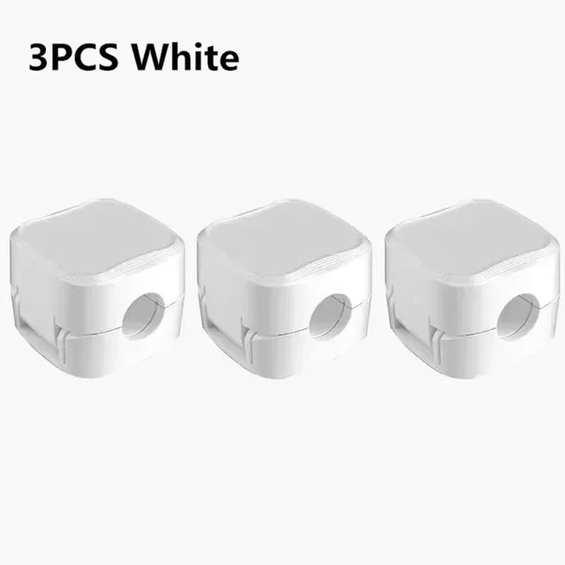 Magnetic Phone Cable Clips Cable Smooth Adjustable Cord Holder under Desk Management Wire Keeper Cable Organizer Clips Holder