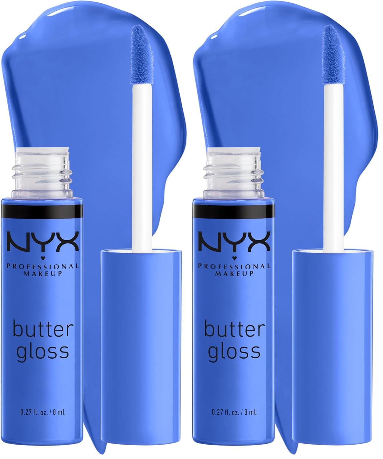 NYX PROFESSIONAL MAKEUP Butter Gloss, Non-Sticky Lip Gloss - Marshmallow (Muted Lilac)