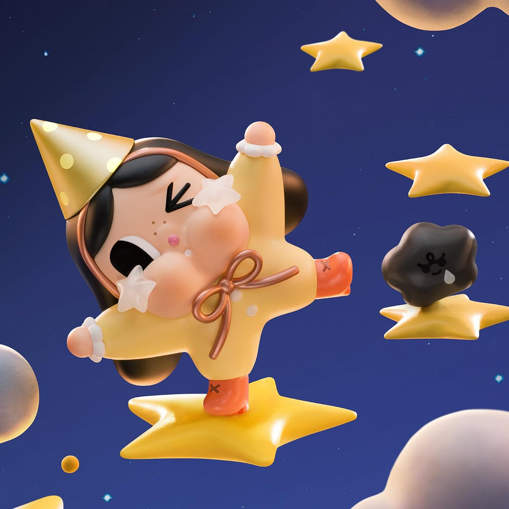 POP MART Crybaby Crying to the Moon Series Blind Box Figures, Collectible Toys Home Decorations, Holiday Birthday Gifts for Girls and Boys, Whole Set
