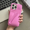 For Iphone 16 12 13 14 15 11 Pro Max plus 17 Fashion  Phone Case Gray Toast Espresso Ribbon Lip Gloss Holder Silicone Cover