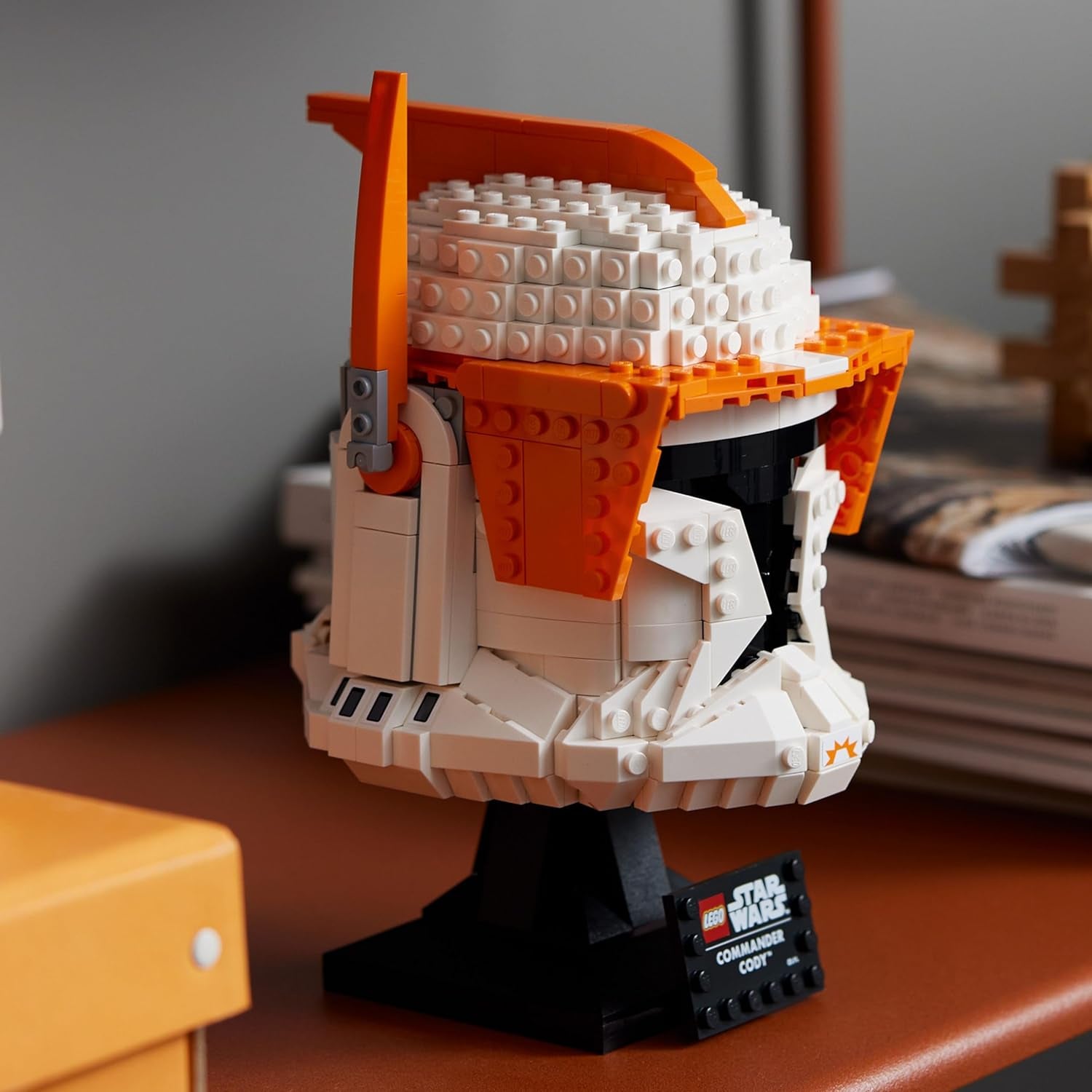 LEGO Star Wars Clone Commander Cody Helmet 75350 Collectible Building Set - Featuring Authentic Details, Office Decor Display Model for Adults, the Clone Wars Collection Memorabilia and Gift Idea