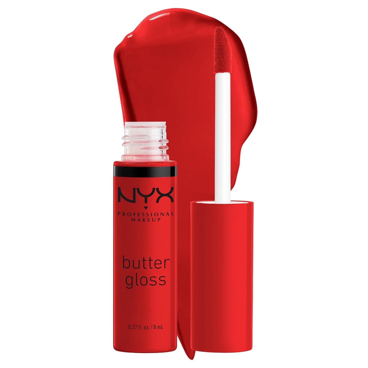 NYX PROFESSIONAL MAKEUP Butter Gloss, Non-Sticky Lip Gloss - Marshmallow (Muted Lilac)