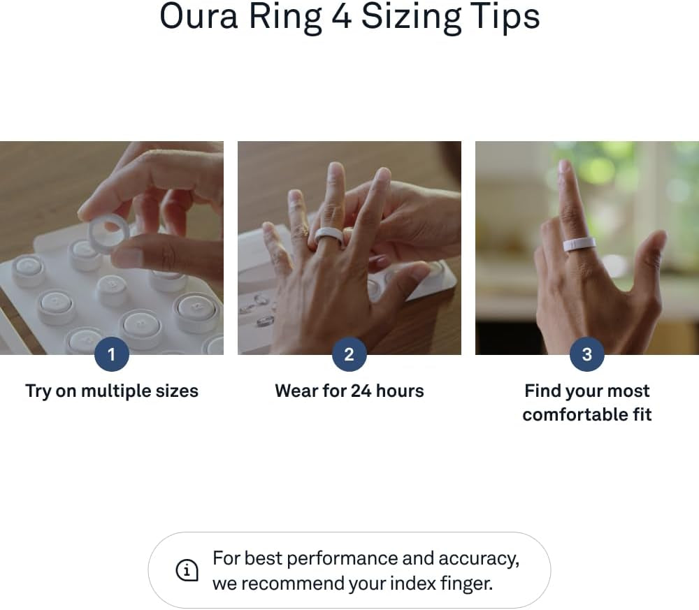 Oura Ring 4 - Gold - Size 7 - Sleep, Activity, Women’S Health, AI Advisor, up to 8 Days of Battery Life, Size before You Buy, Android & Ios Compatible