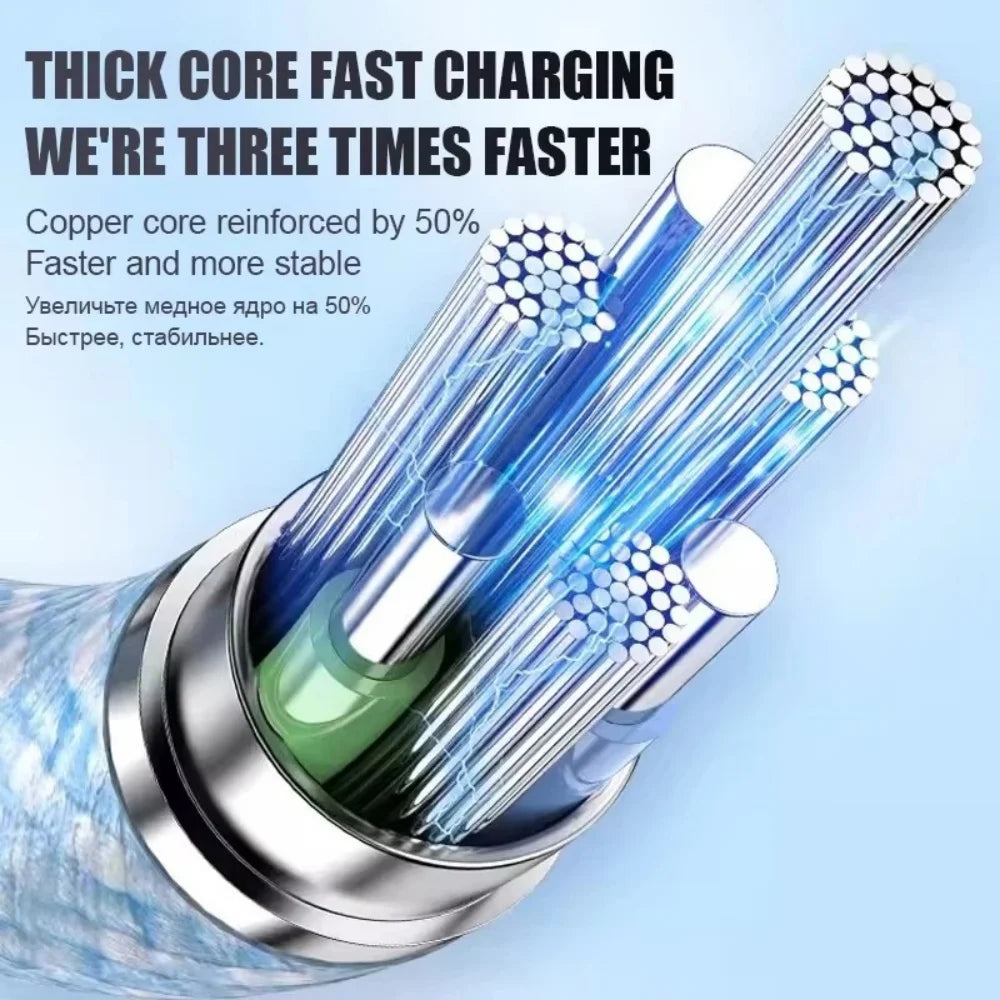 60W Nylon Braided USB C Cable for Iphone 16 15 Pro Max Xiaomi Huawei Samsung Oppo Fast Charging Cable Charger Wire Cord