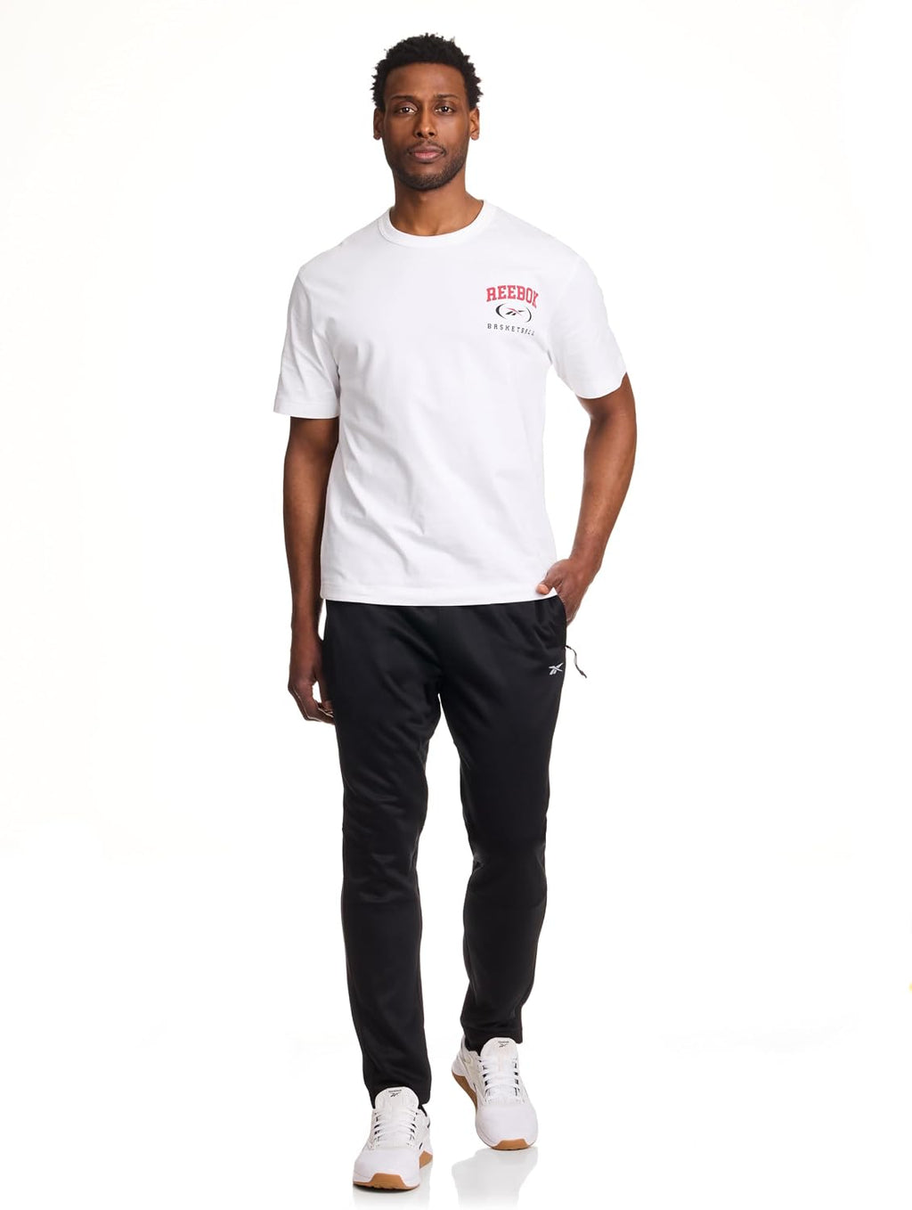 Reebok Men'S Fleece Tech Sweatpant, Zippered Pockets, Athletic Joggers