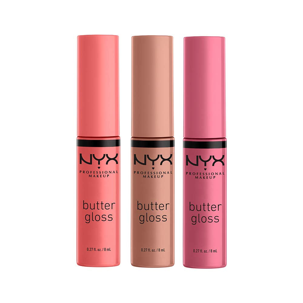 NYX PROFESSIONAL MAKEUP Butter Gloss, Non-Sticky Lip Gloss - Marshmallow (Muted Lilac)