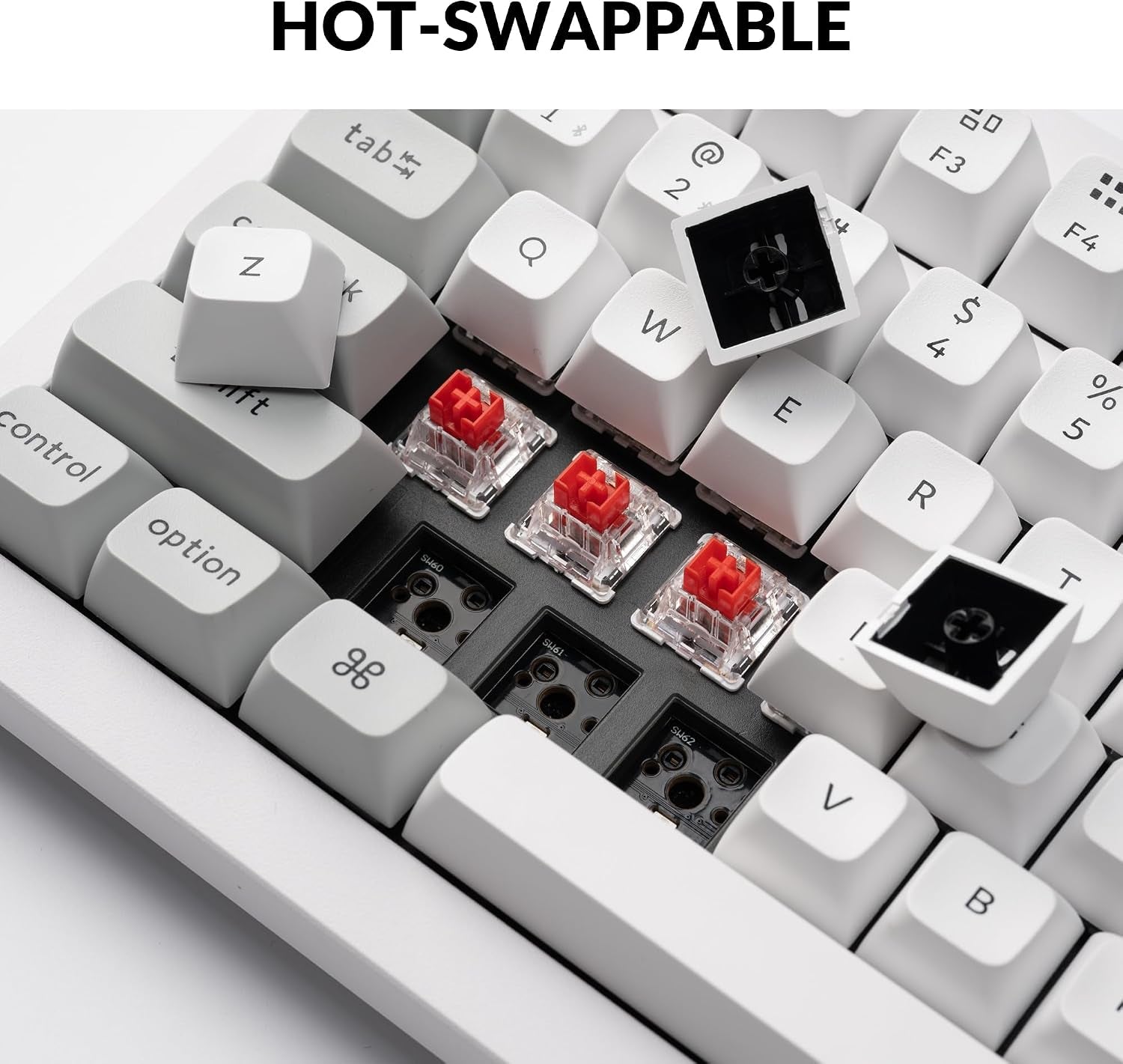 Keychron Q1 Pro Wireless Custom Mechanical Keyboard, QMK/VIA Programmable Full Aluminum 75% Layout Bluetooth/Wired RGB with Hot-Swappable Keychron K Pro Red Switch Compatible with Mac Windows Linux