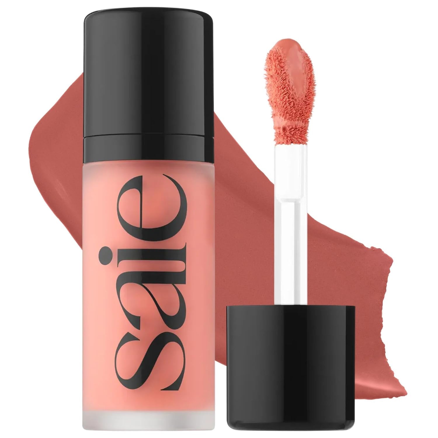 Saie Dew Liquid Blush for Cheeks Trio - Hydrating Cream Blush Stick Set with a Blendable + Buildable Formula - Skincare Infused Dewy Face Blushes for a Natural Flush - Baby, Sweetie, & Spicy (3 Count)