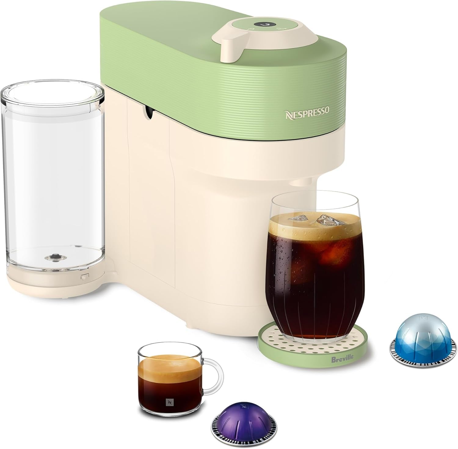 Nespresso Vertuo Pop+ Coffee and Espresso Maker by Breville, Lilac