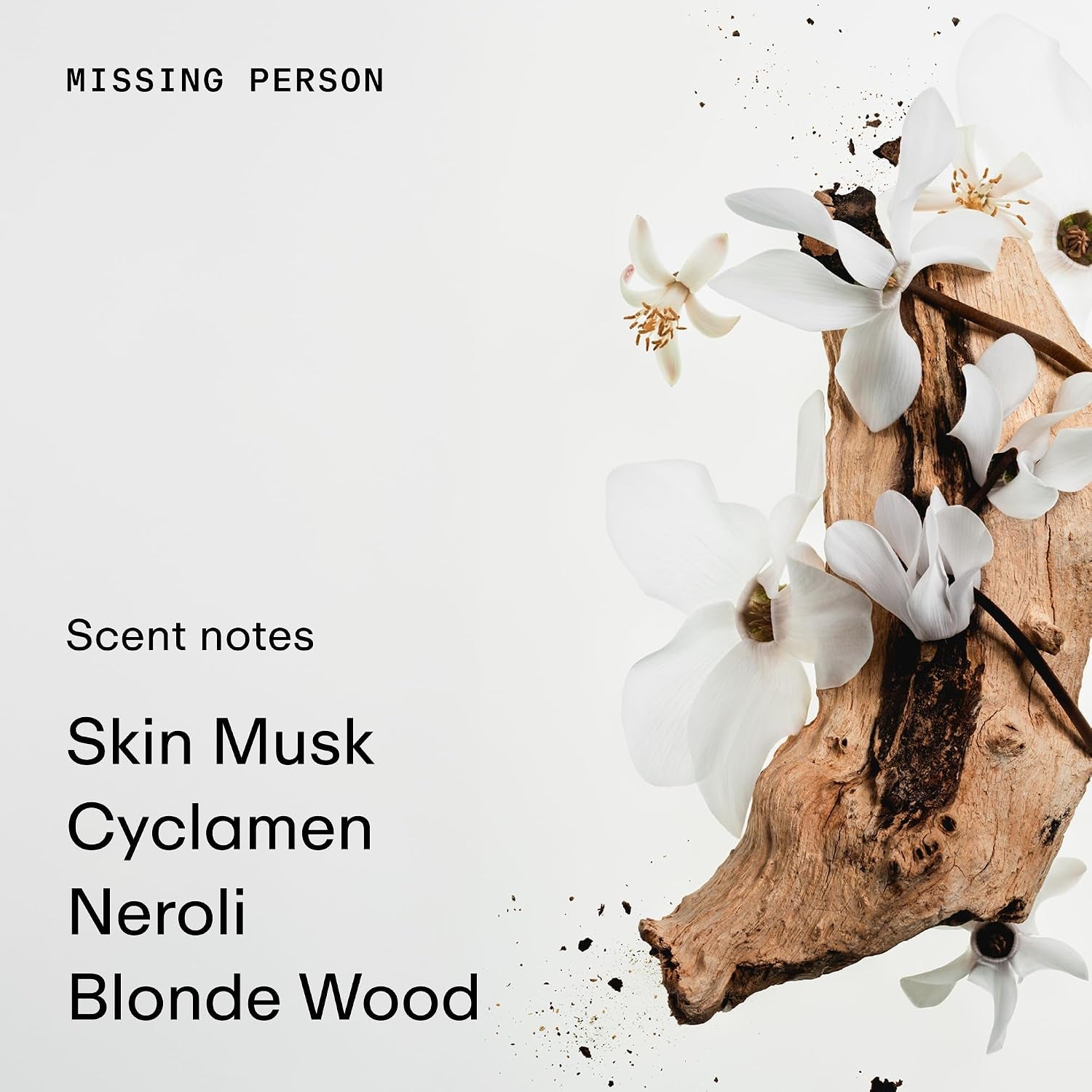 PHLUR Missing Person Perfume for Women & Men, 100 Ml | Soft Musk and Jasmine Eau De Parfum with Bergamot, Neroli Blossom & Sandalwood