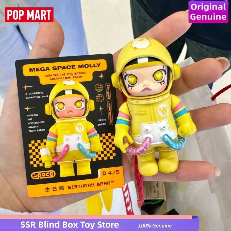 Genuine Mega Space Molly 100% V2 Series Blind Box Fashion Model Mystery Box Toy Collectible Desktop Decor Ornament Gift