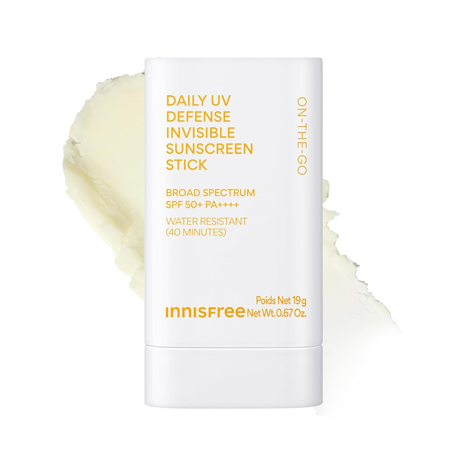 Innisfree Daily UV Defense Sunscreen Stick SPF 50+​ | Korean Sunscreen Stick for Face and Body with Blurring Finish | Water Resistant | for All Skin Types