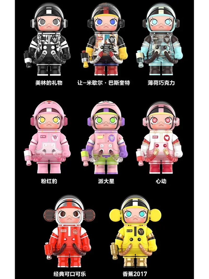 Genuine Mega Space Molly 100% V2 Series Blind Box Fashion Model Mystery Box Toy Collectible Desktop Decor Ornament Gift