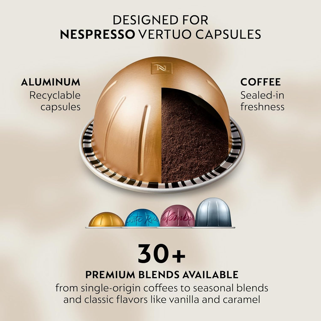 Nespresso Vertuo Pop+ Coffee and Espresso Maker by Breville, Lilac