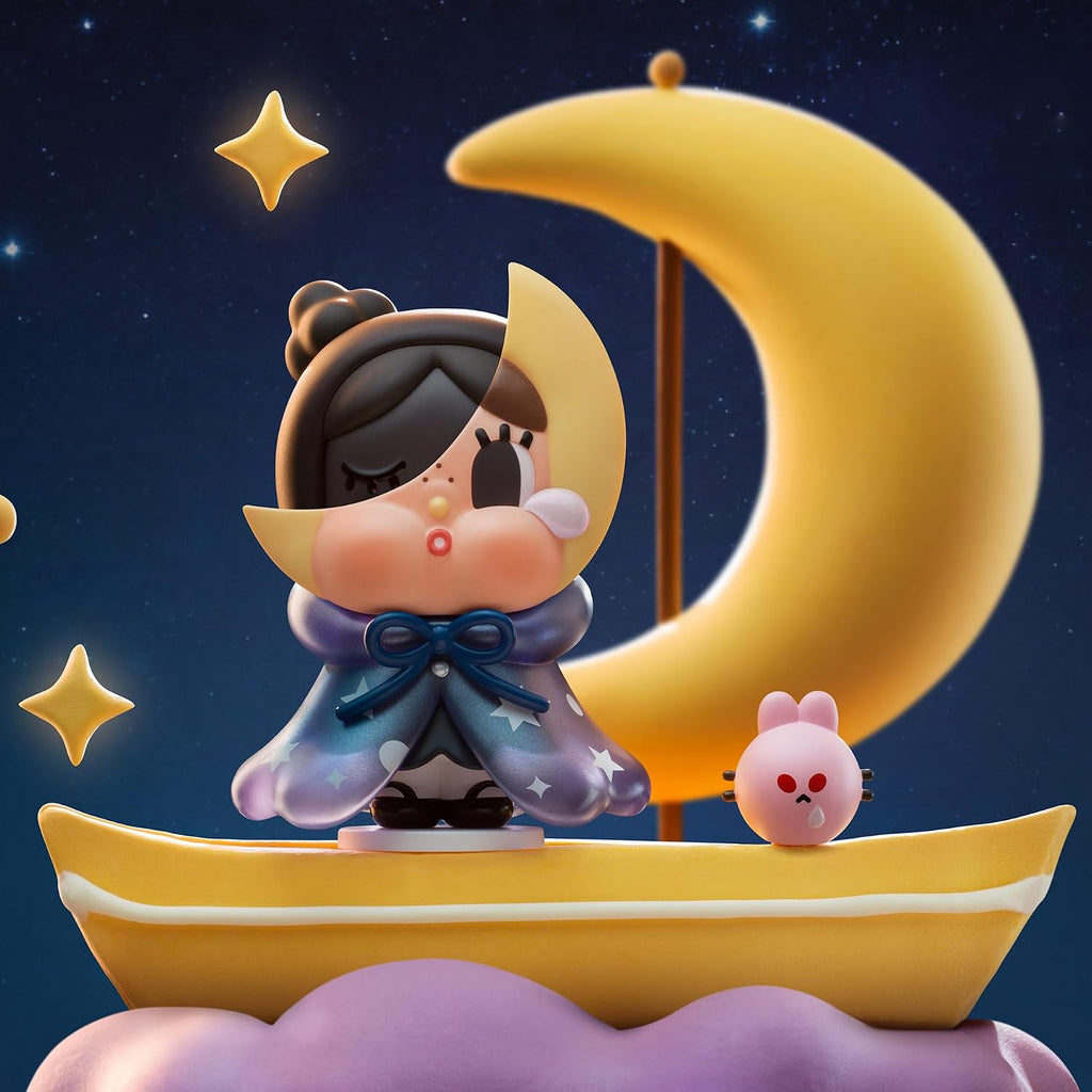 POP MART Crybaby Crying to the Moon Series Blind Box Figures, Collectible Toys Home Decorations, Holiday Birthday Gifts for Girls and Boys, Whole Set