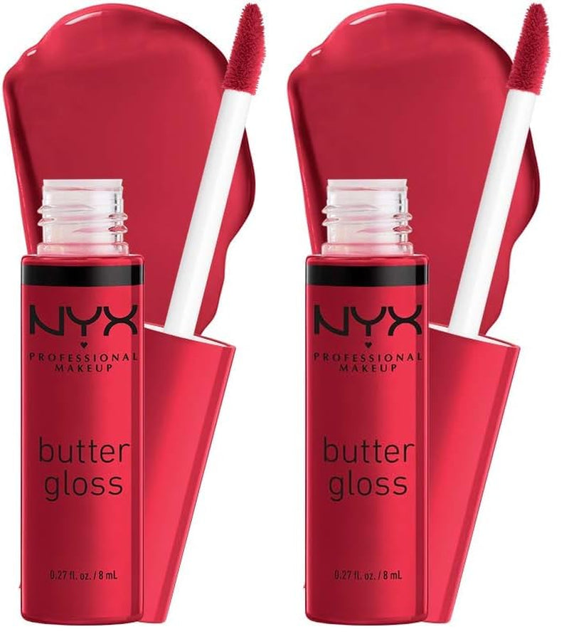 NYX PROFESSIONAL MAKEUP Butter Gloss, Non-Sticky Lip Gloss - Marshmallow (Muted Lilac)