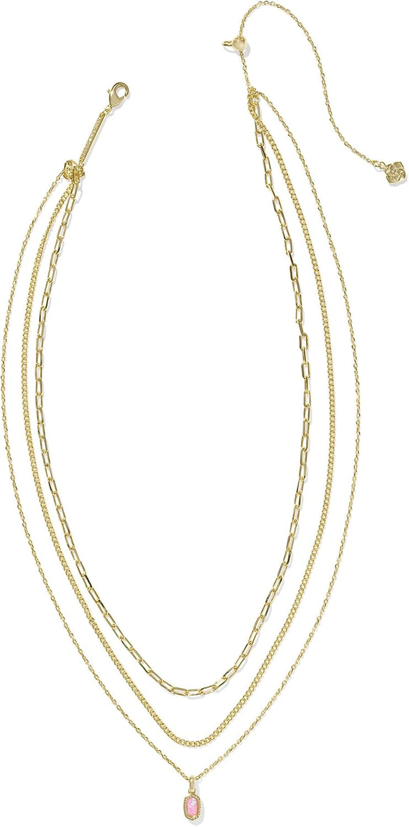 Kendra Scott Elisa Triple Strand Necklace, Fashion Jewelry for Women