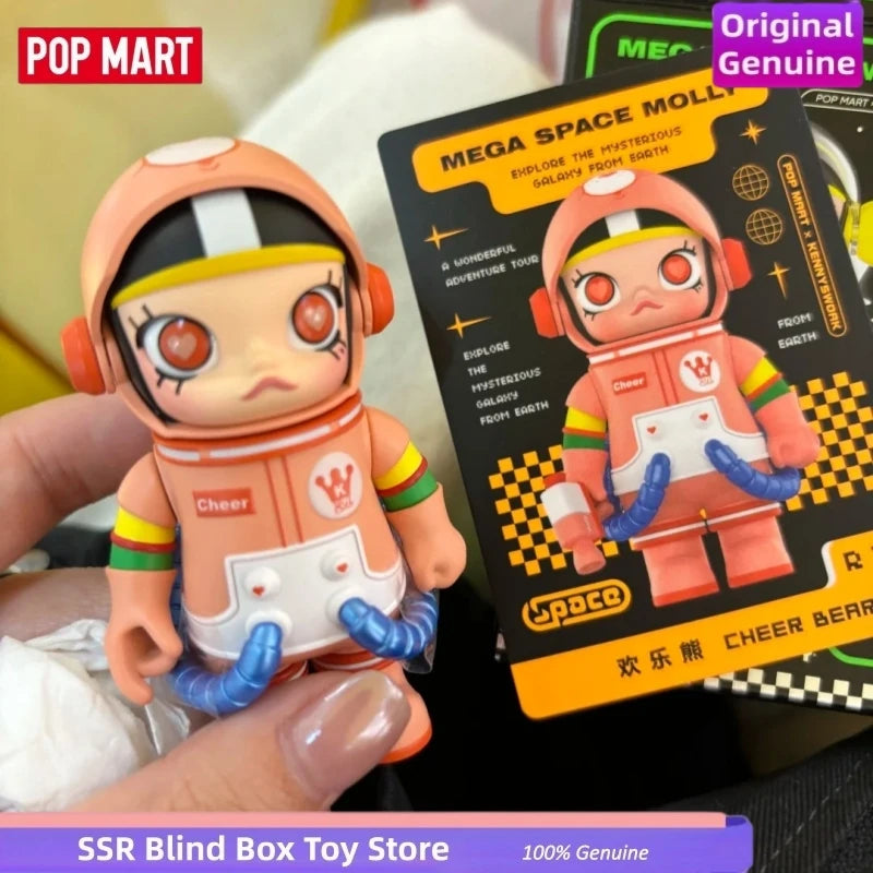 Genuine Mega Space Molly 100% V2 Series Blind Box Fashion Model Mystery Box Toy Collectible Desktop Decor Ornament Gift