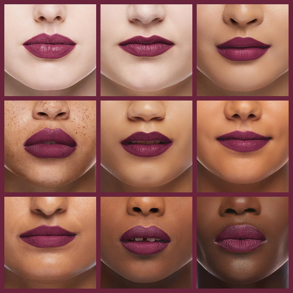 Wet N Wild Lip Liner Perfect Pout Matte Retractable Gel Lip Liner Pencil, Plum Together
