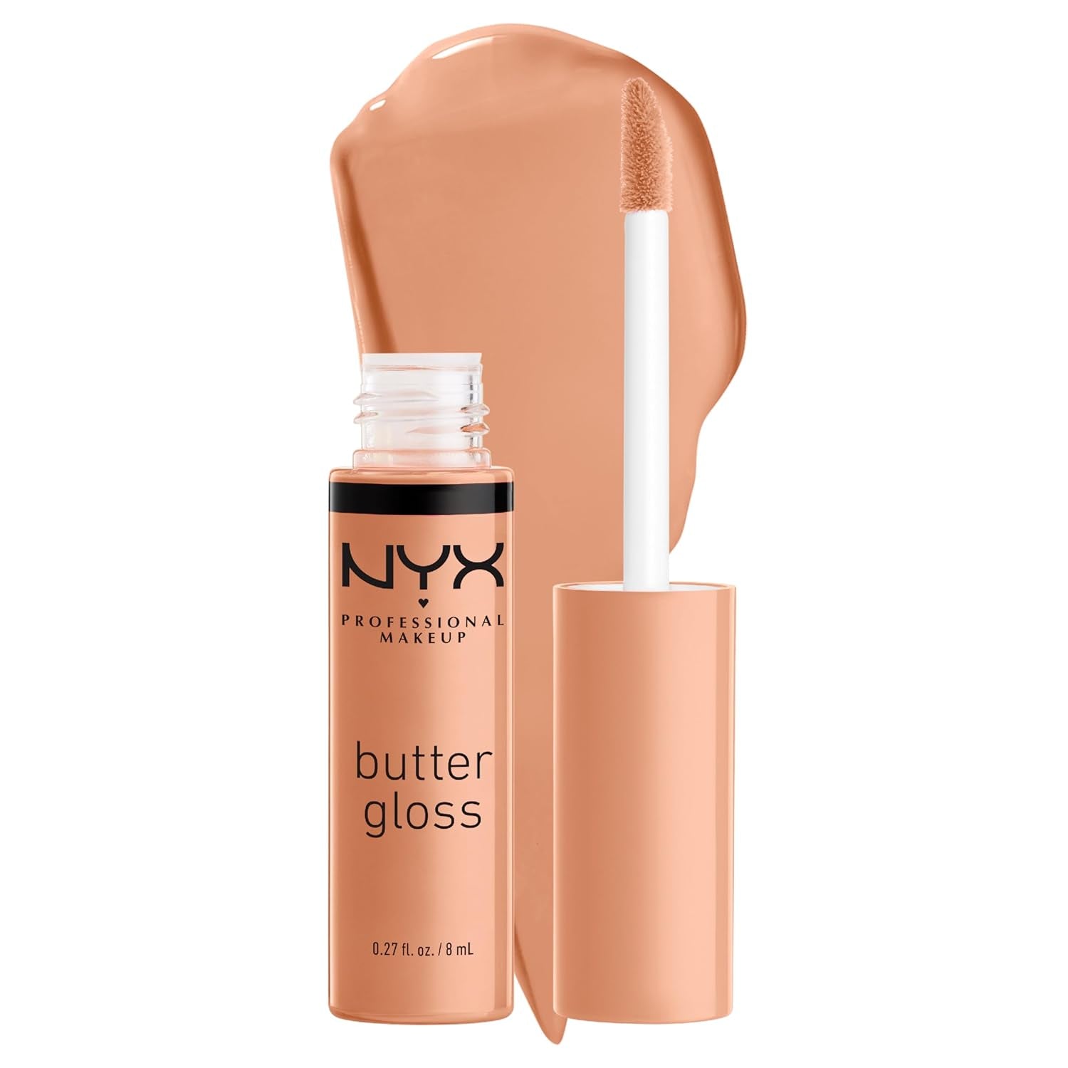 NYX PROFESSIONAL MAKEUP Butter Gloss, Non-Sticky Lip Gloss - Marshmallow (Muted Lilac)