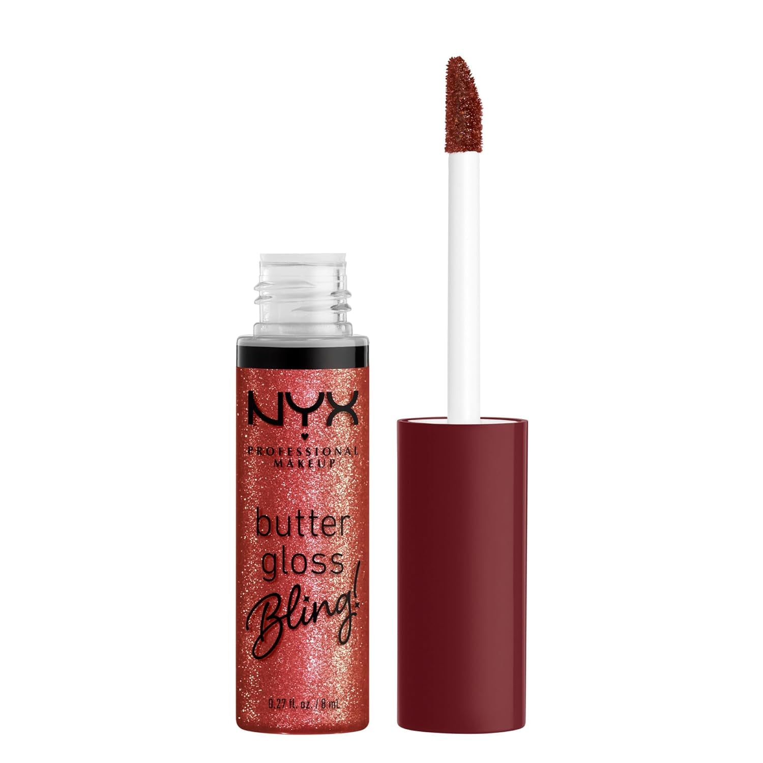 NYX PROFESSIONAL MAKEUP Butter Gloss, Non-Sticky Lip Gloss - Marshmallow (Muted Lilac)