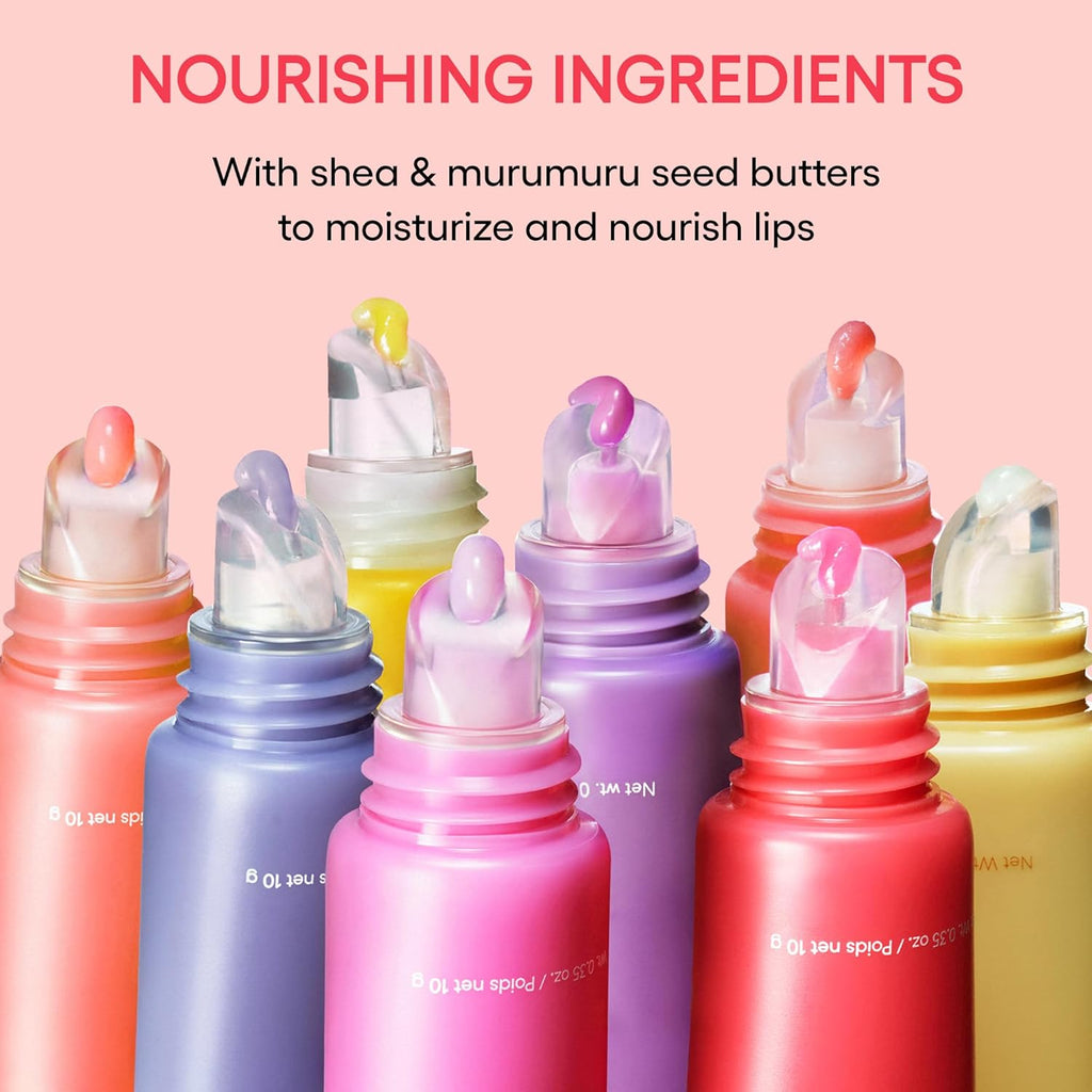 LANEIGE Lip Glowy Balm: Sheer Tinted Lip Treatment Balm Tube with Shea & Murumuru Butters for Hydrating, Moisturizing, Glossy, Non-Sticky Shine, Berry | Korean Skin Care