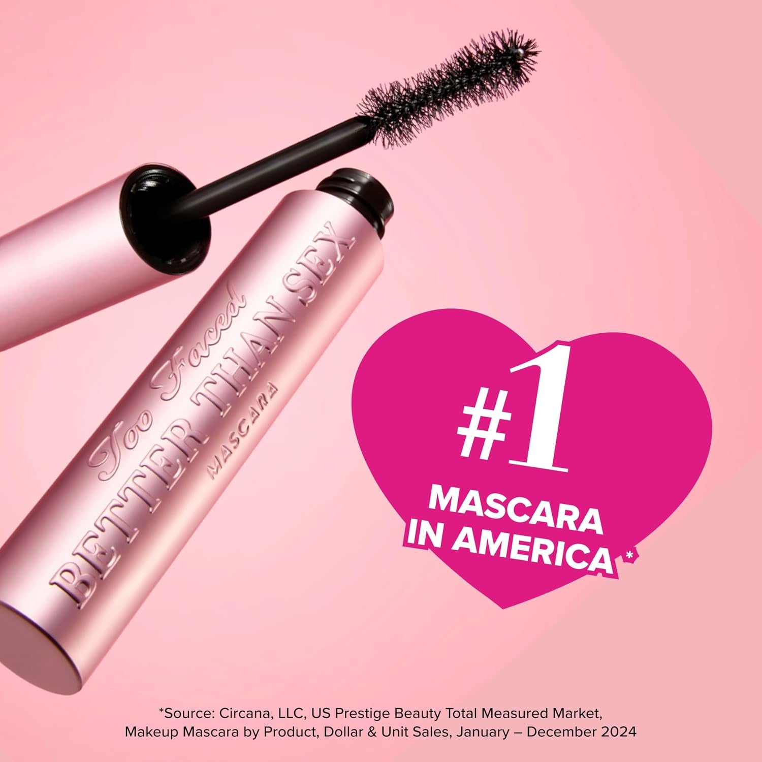 Too Faced Better than Sex Mascara & Eyeliner Travel Duo for Dramatic Volume | Includes Better than Sex Mascara, 0.17 Fl Oz, & Better than Sex Eyeliner, 0.02 Fl Oz, Black