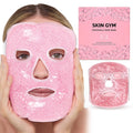 SKIN GYM Cryochill Ice Beaded Face Mask – Reusable Cooling Cryo Face Mask for Puffiness & Headache Relief, Gel Bead Ice Mask for Face, Depuffing Cold Face Mask for Skincare