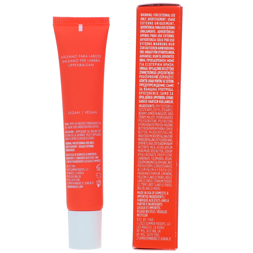 Lip Butter Balm Poppy 0.5 Oz