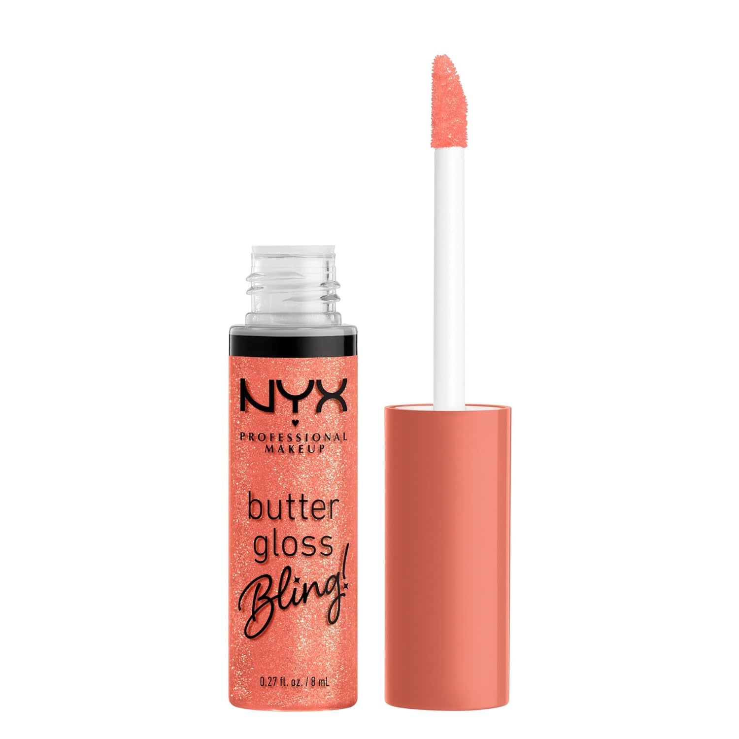 NYX PROFESSIONAL MAKEUP Butter Gloss, Non-Sticky Lip Gloss - Marshmallow (Muted Lilac)